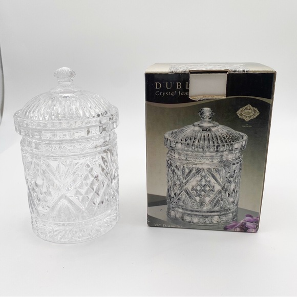 Other - Dublin Jam Crystal Jar Candy dish Crystal Biscuit Jar